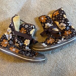 Unique Floral Boots